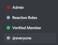 Correct Role Configuration